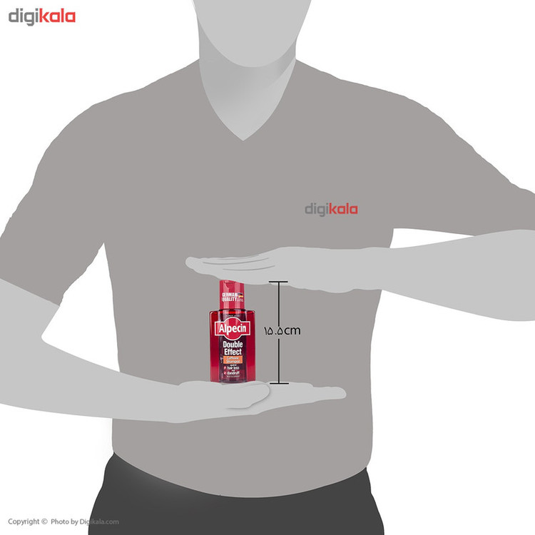 شامپو ضد شوره و تقویت کننده مو آلپسین مدل Double Effect Caffeine حجم 200 میلی لیتر