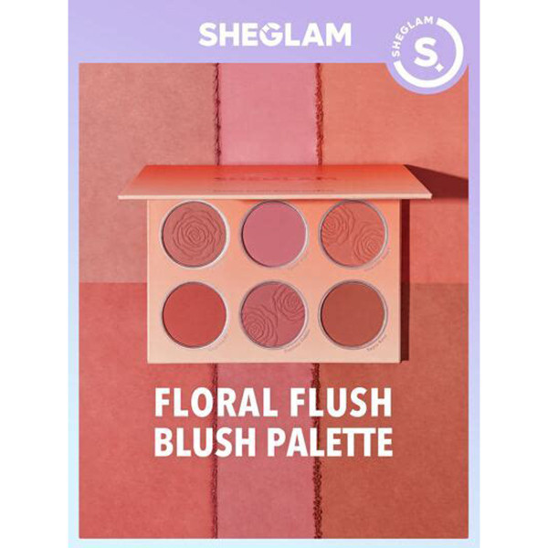 پالت رژ گونه شگلم مدل Floral Flush