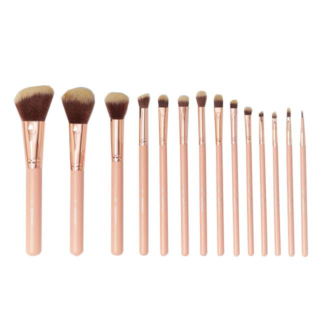 ست براش آرایشی بی اچ کازمتیکس مدل Chic مجموعه 14 عددی