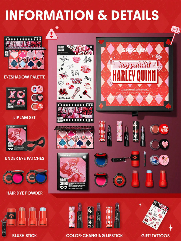 پک هارلی کویین شیگلم (harley quinn sheglam)