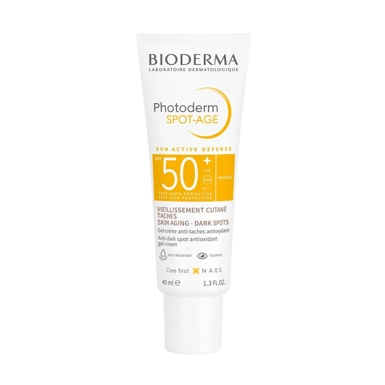 کرم ضد آفتاب ضدلک و ضدچروک بایودرما مدل Photoderm Spot Age