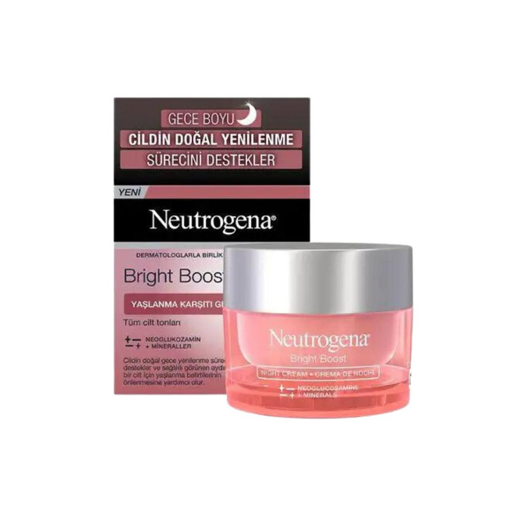 کرم شب نوتروژینا مدل Neutrogena Bright Boost