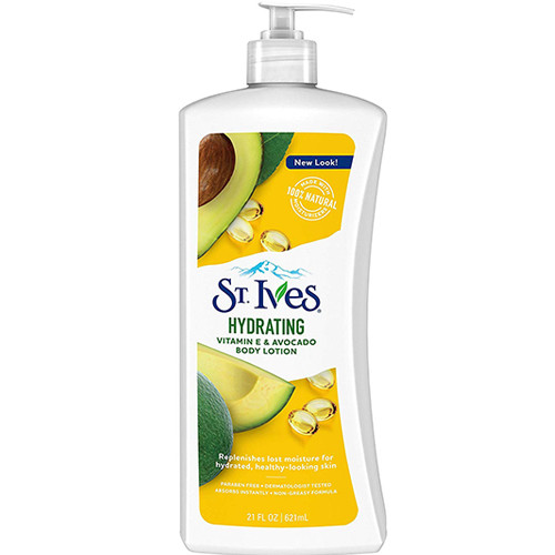 لوسیون بدن عصاره آووکادو سینت ایوز St Ives Softening Coconut and Orchid حجم 621 میلی لیتر