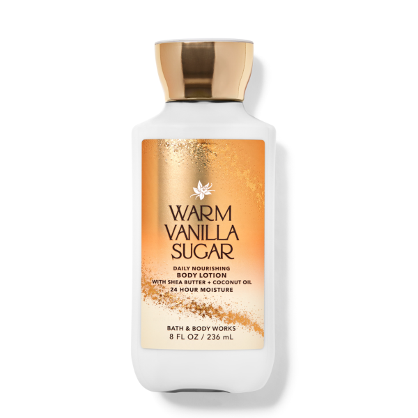لوسیون بدن بث اند بادی ورکس مدل warm vanilla sugar