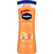 لوسیون روشن کننده بدن نیاسینامید وازلین Vaseline Even Tone حجم 400 میلی لیتر