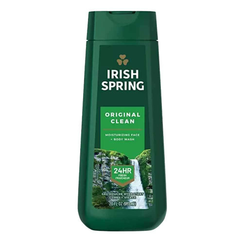 شامپو شاداب کننده صورت و بدن ایریش اسپرینگ مدل Original Clean حجم 591 میل