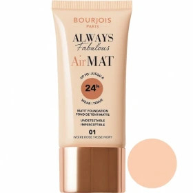 کرم پودر بورژوآ سری Air Mat مدل Rose Ivory 01 حجم 30 میلی لیتر