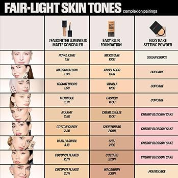 کرم پودر CASHEW 140G هدی بیوتی Easy Blur Natural Airbrush Foundation with Niacinamide