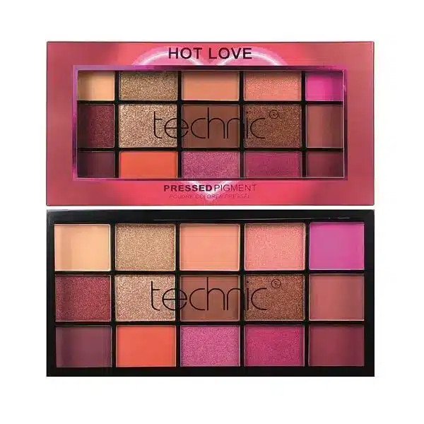 پالت سایه هات لاو تکنیک Technic Eyeshadow Hot Love