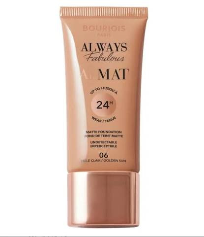 کرم پودر بورژوآ سری Air Mat شمار 06 رنگ GOLDEN SUN حجم 30 میلی لیتر