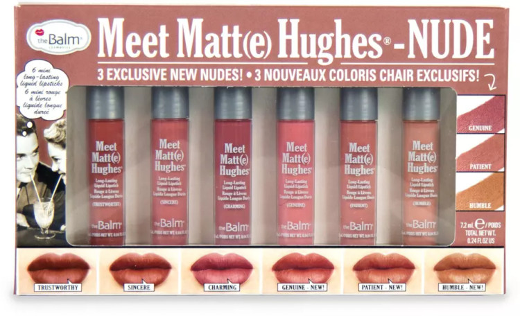 پک 6 عددی رژ لب مینی د بالم The Balm مدل Meet Matt (e) Hughes رنگ Nude